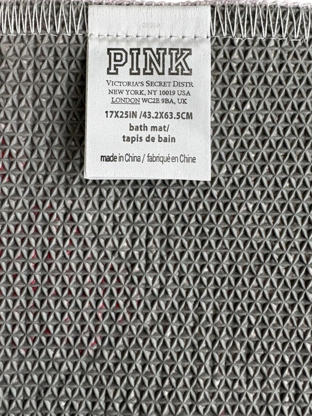 Pink Logo Bath Mat - Picture 3 of 4